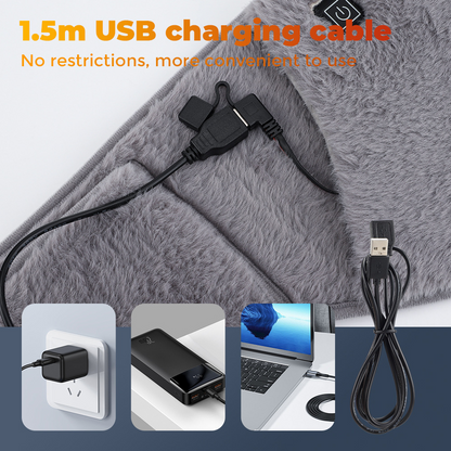 Cinturón Calefactor Menstrual Eléctrico - Alivio Cólicos, USB, 3 Niveles de Calor