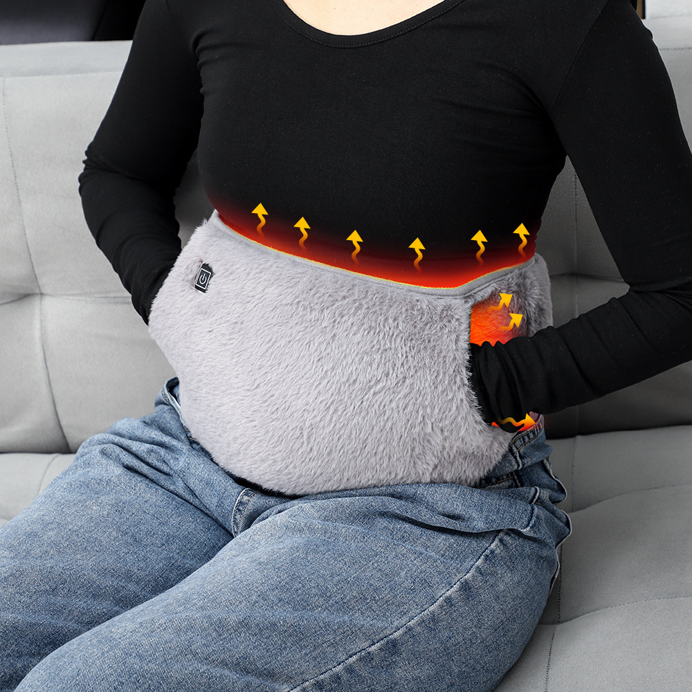 Cinturón Calefactor Menstrual Eléctrico - Alivio Cólicos, USB, 3 Niveles de Calor
