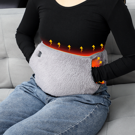 Cinturón Calefactor Menstrual Eléctrico - Alivio Cólicos, USB, 3 Niveles de Calor
